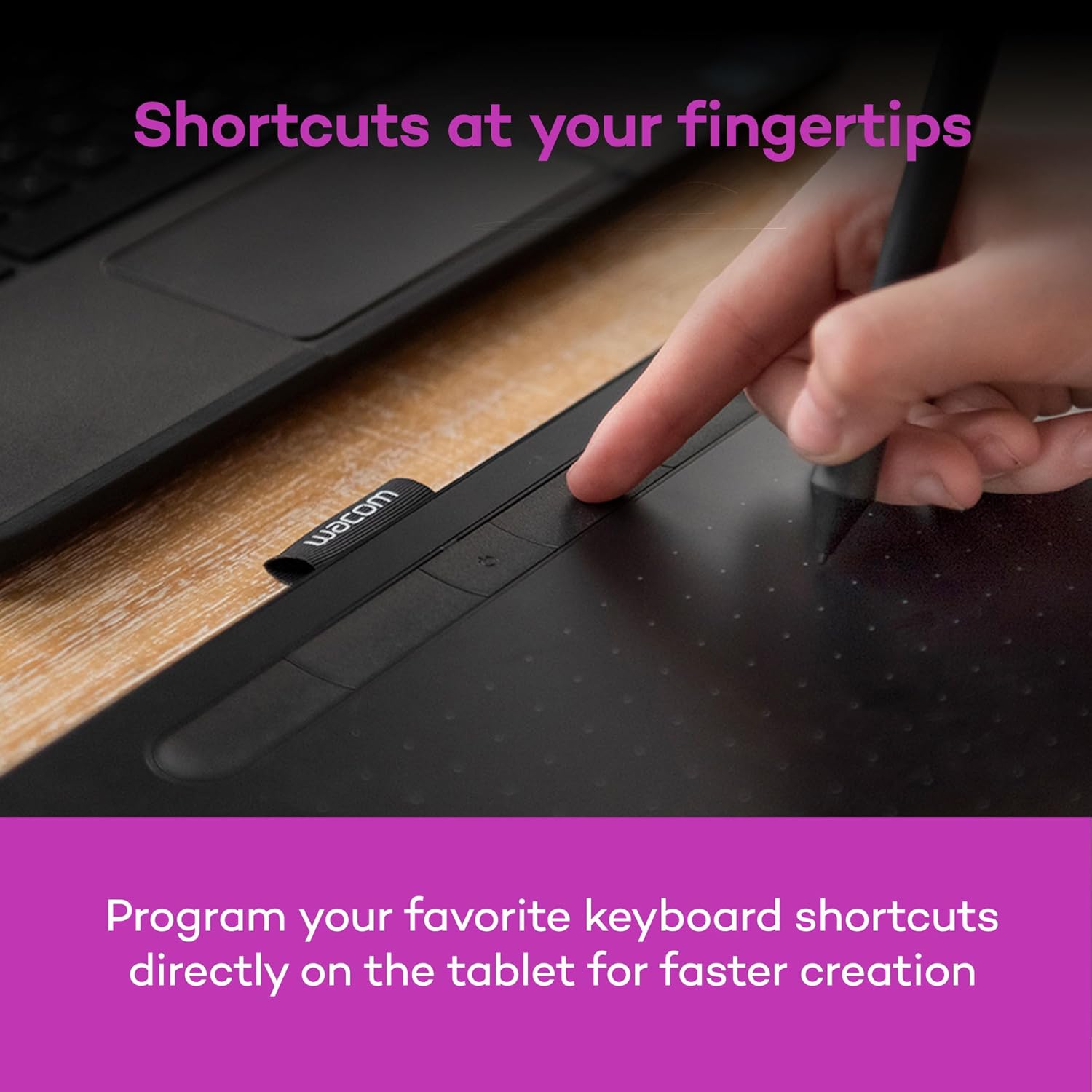 Wacom Intuos Small, Wired Graphic Drawing Tablet with Pen + Software | Battery-free pen, 4 ExpressKeys for shortcuts, works with Mac, Windows & Chromebook; Ideal for creators, students & teachers - Image 6